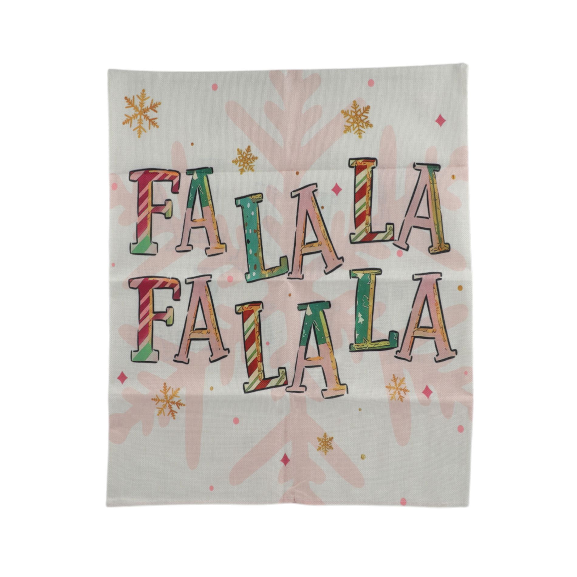 Unique Bargains Dining Chair Slipcovers Linen Pink 22.83" x 19.29" 1 Pc FALALA Letter