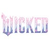 Womens Wicked: For Good Floral Pink and Purple Logo T Shirt - 2 of 4