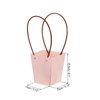 Unique Bargains Flower Bouquet Packaging Bag Trapezoid Paper Gift Bag for Party Favor - 2 of 4