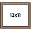 PosterPalooza | Photo Size Slim Profile Gold Picture Frame - UV Acrylic, Foam Board Backing, Hanging Hardware - 2 of 4