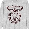 Yellowstone We Don't Choose The Way Crew Neck Long Sleeve Athletic Heather Men's Tee - 2 of 3