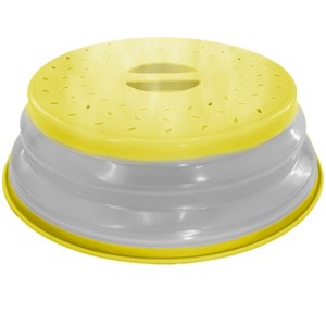 5 Star Super Deals Microwave Splatter Guard Cover Collapsible Lid Food Protection and Easy Storage BPA-Free Dishwasher Safe Heat Resistant - 1 of 4