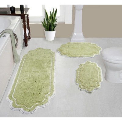 Allure Collection Cotton Tufted Bath Rug Set Set of 3 - Home Weavers