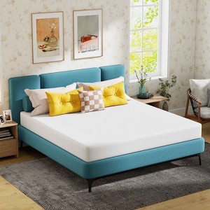 BestMassage 6 Inch Green Tea Memory Foam Mattress Cooling Gel Infused Mattress - 1 of 4