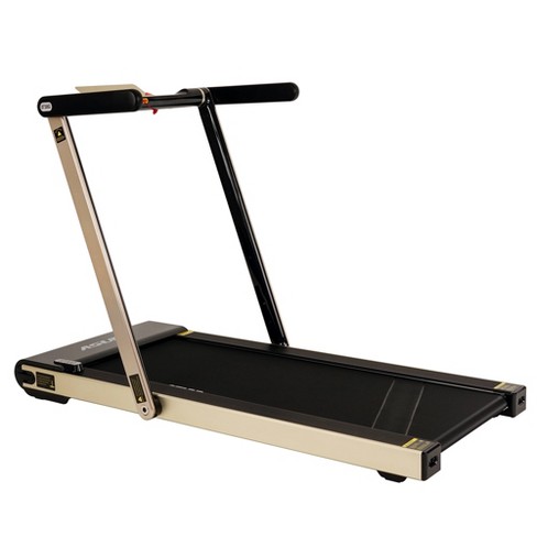 Slim outlet profile treadmill