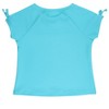 RuffleButts Toddler Girls UPF50+ Active Raglan Bow Shirt - 2 of 4