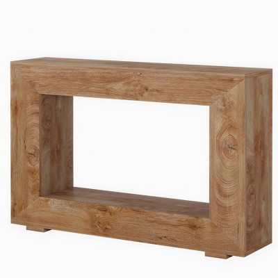NicBex 33.85" H Wood Console Table with Open Storage Shelf Sofa Table for Entryway Living Room