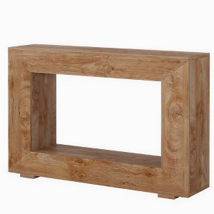 NicBex 33.85" H Wood Console Table with Open Storage Shelf Sofa Table for Entryway Living Room - 1 of 4