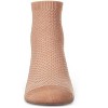 Memoi Girls' Pique Stitch Anklet Socks - 2 of 4
