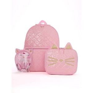 Locker Club Kids' 16L Kids Backpack with Lunch Box Headphone - 1 of 4