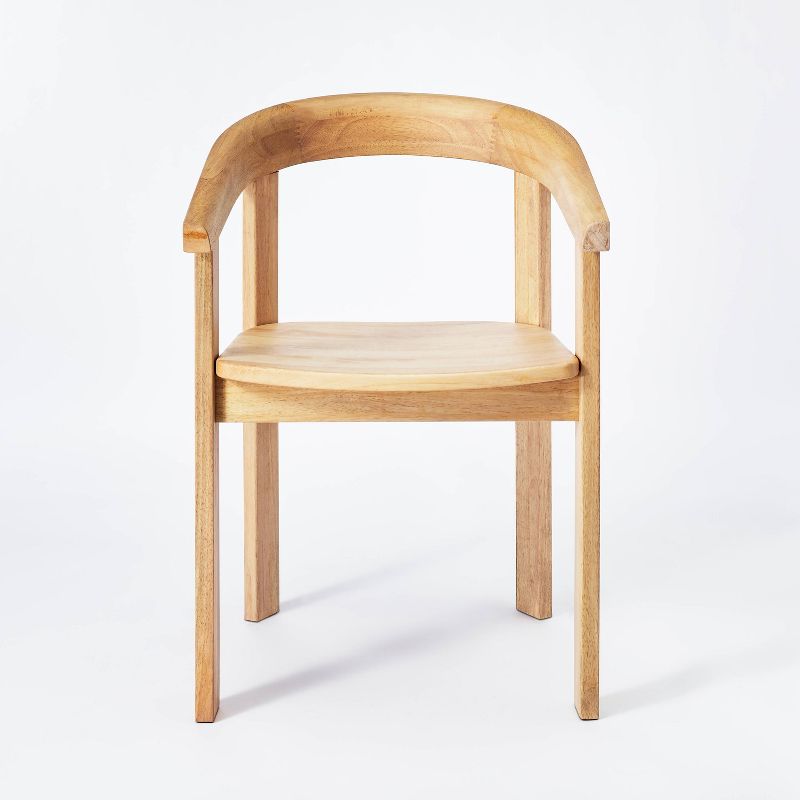Terra Solid Wood Curved Back Dining Chair - Threshold™ designed with Studio McGee, 4 of 15