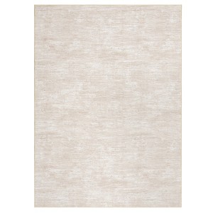 Washable Modern Solid Living Room Rugs, Abstract Indoor Contemporary Floor Carpet for Bedroom Dining Room - 1 of 4
