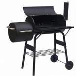 SUGIFT Portable Charcoal Grill with Cover in Black