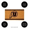 Evergreen University of Utah Logo Natural Coir 28 x 16 Inches Indoor Outdoor Doormat - image 3 of 4