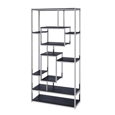 71" Contemporary Adina Bookshelf Cappuccino - Steve Silver