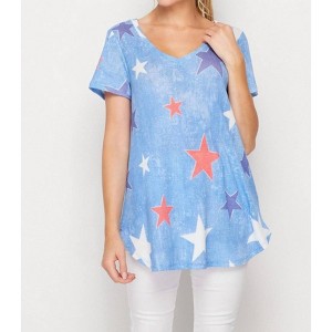Women's Hurray for the USA Top - honeyme - 1 of 4