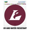 University of Wisconsin - La Crosse University Primary Logo Automotive Car Window Locker Circle Bumper Sticker - 2 of 4