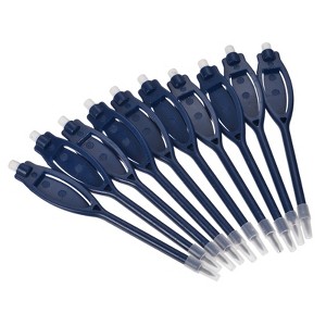 Unique Bargains Plastic 2H Oval Clip Golf Scoring Pencils with Eraser 10 Pcs - 1 of 4