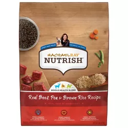 Rachael Ray Nutrish Real Beef, Pea & Brown Rice Recipe Adult Super Premium Dry Dog Food