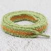 INSPIRE CHIC Colored Flat Fuzzy Soft Wide Fluffy Shoestrings for Sneakers 2 Pairs - 3 of 4