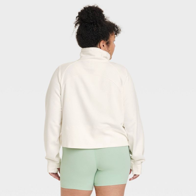 Women's Fleece Half Zip Pullover - All In Motion™, 3 of 10