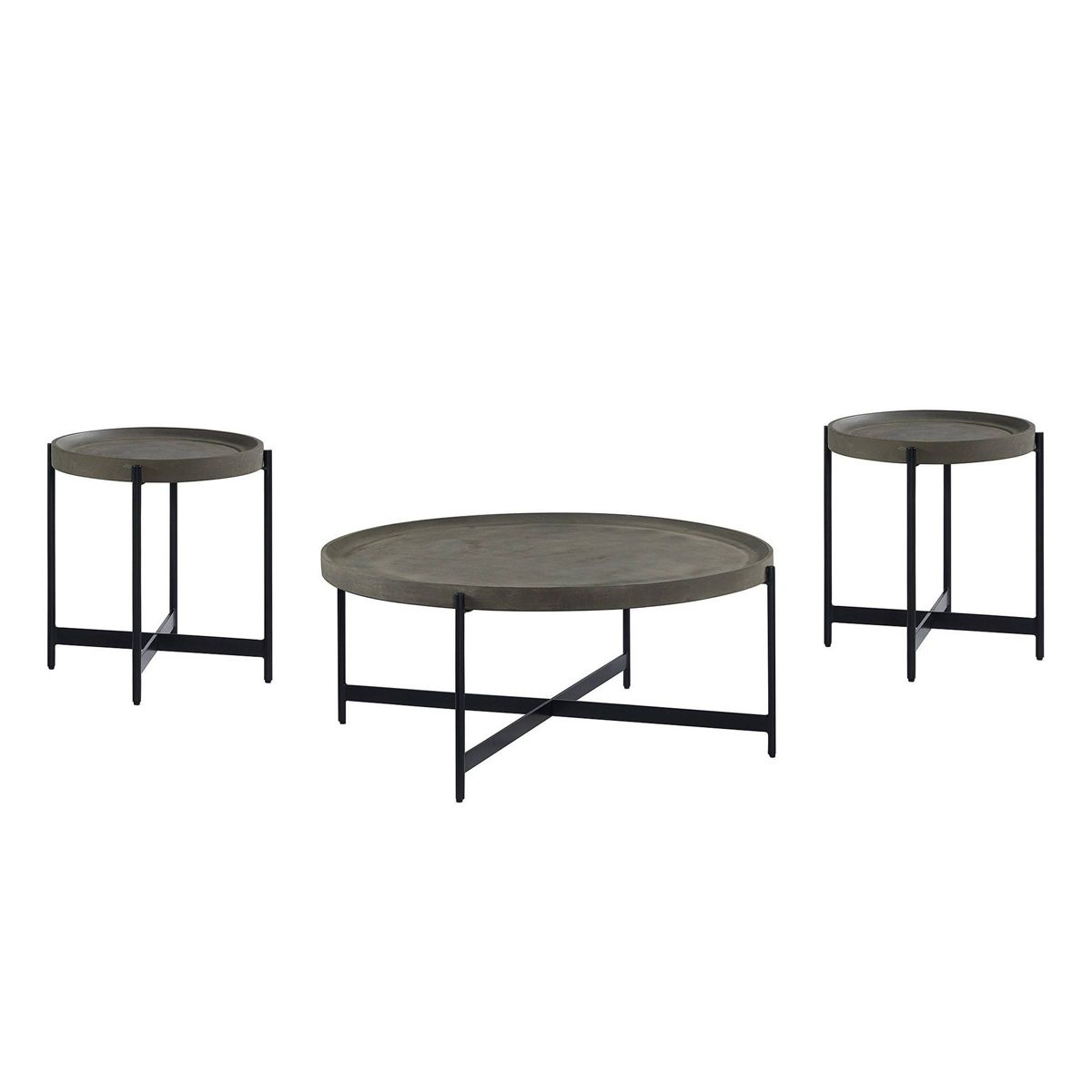 3pc Brookline Table Set - Alaterre Furniture