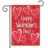 Briarwood Lane Garden Flag 12x18 For Outdoor String of Hearts Valentine's Day For Valentine's Love Garden Flag Flags For Outside - 2 of 4