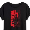 Women's - Star Wars - Darth Maul Logo Oversized Graphic T-Shirt - 2 of 4
