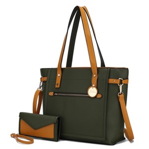 MKF Collection Andrys Vegan Leather Women's Tote Bag and Wallet by Mia K - 1 of 4