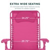 Best Choice Products Oversized Zero Gravity Chair, Folding Outdoor Patio Recliner w/ Cup Holder - 3 of 4