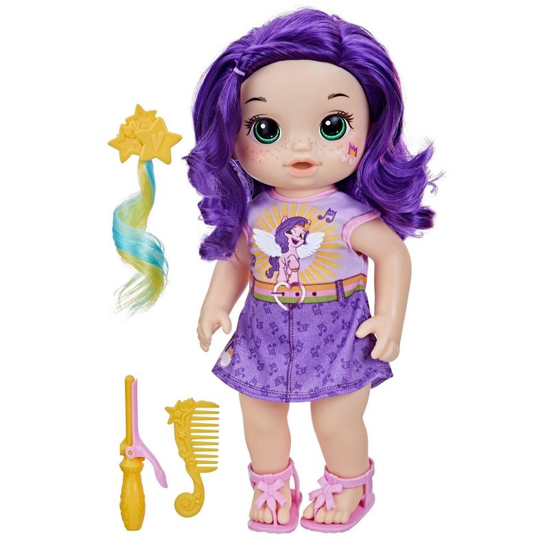 Baby Alive My Little Pony Baby Doll - Princess Pipp Petals, 1 of 13