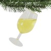 3.75 In Cheer-Donnay! Wine Glass Celebrate Drink Tree Ornaments - 2 of 3