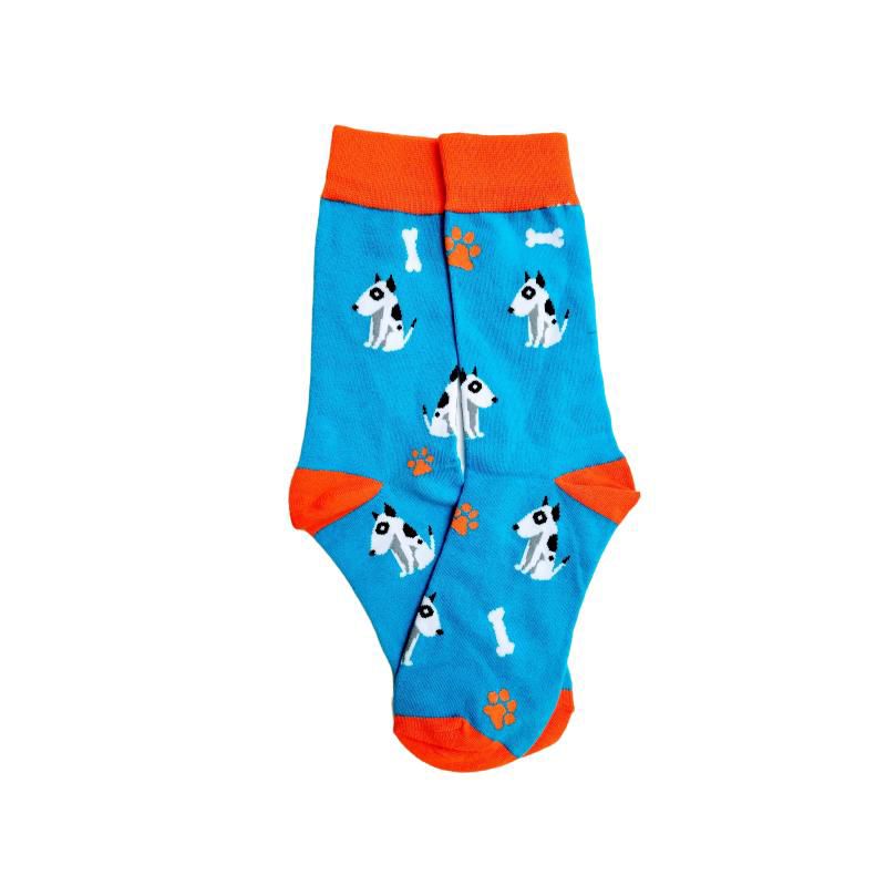 Dog with Bones & Paw Prints (Women's Sizes Adult Medium) from the Sock Panda, 2 of 3