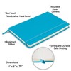 Simply Genius 4 Pack A5 Dotted Notebook, Turquoise Notebooks for Work, Travel, Business, School, Hardcover, 192 Pages, 5.7" x 8.4" - 4 of 4