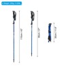 Unique Bargains Aluminum Alloy Collapsible Hiking Trekking Pole with Mud Basket - 2 of 4