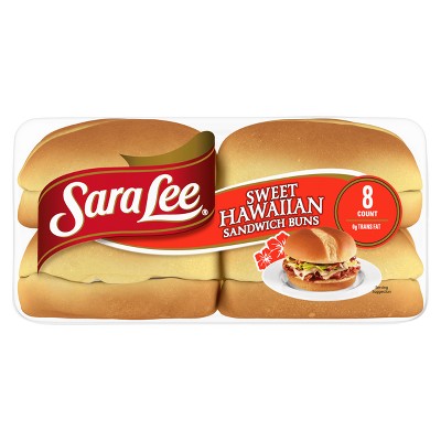 Sara Lee Hawaiian Hamburger Buns - 18oz
