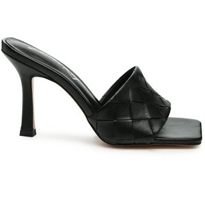 Carmen Woven Strap Mid Heel Sandals - 1 of 4