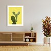 Amanti Art Yellow Cactus by Lola Peacock Wood Framed Wall Art Print - 4 of 4