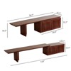 JVNOXK-(Expandable for 78.7- to 110-inch TVs) Modern TV Stand Entertainment Center with Storage Space Minimalist TV Stand for Living Room/Bedroom - 3 of 4