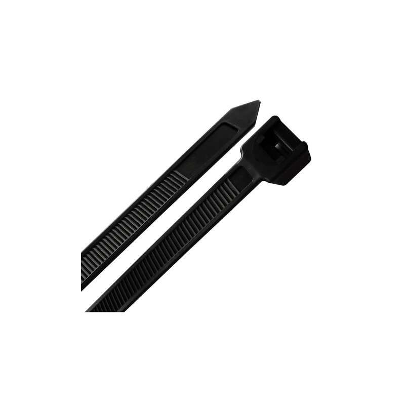 Home Plus 24 in. L Black Cable Tie 10 pk, 1 of 5