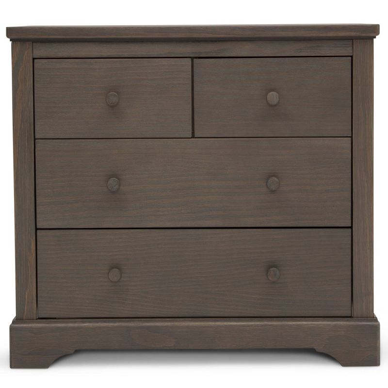 Simmons Kids' Paloma 4 Drawer Dresser with Changing Top and Interlocking Drawers, 6 of 10