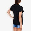 Anna-Kaci Women's Striped Knit Top with Crew Neck and Short Sleeves, Casual Loose Fit Comfortable Blouse - 3 of 4