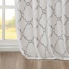 PAGED Curtains Fretwork Print Grommet Top Window Curtain Panel Privacy Assured with Light Filtering for Bedroom, Living Room - 2 of 4