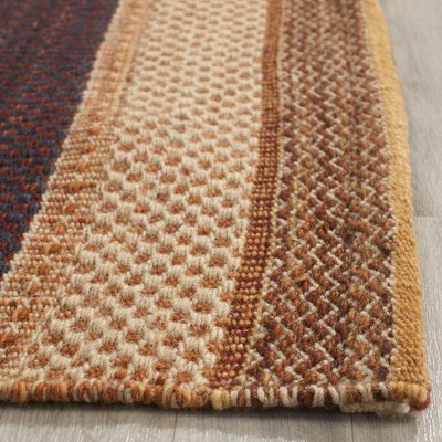 Kilim KLM951 Hand Woven Area Rug - Rust - 8'x10' - Safavieh.