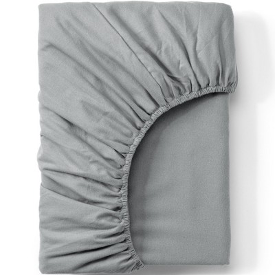 Lands' End Luxe Flannel Fitted Bed Sheet