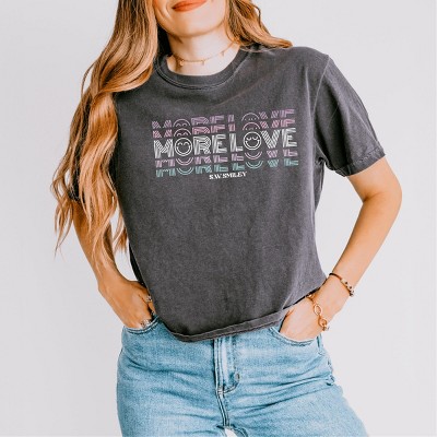 Simply Sage Market S.W.Smiley More Love Boxy Crop Top