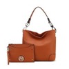 MKF Collection Viviana Vegan Leather Hobo Bag with Matching Wristlet by Mia K - 2 of 4
