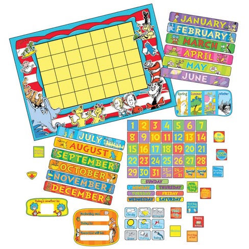 Eureka® Dr. Seuss™ Calendar Bulletin Board Set : Target