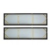 Set of 2 Dhalia Ombre Hand Painted Framed Wall Arts Blue/Silver: A&B Home, Abstract Decor, Mixed Media - 2 of 4