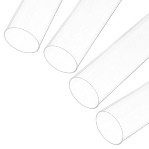 Unique Bargains Lamp Lantern Water Cooling System Acrylic Round Pipes Clear 4 Pcs 14" - 1 of 4